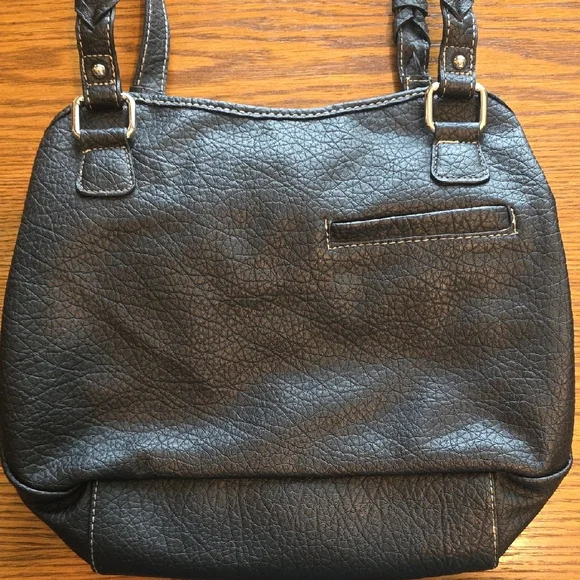 Rosetti Charcoal Textured Shoulder Bag - Picture 2 of 5